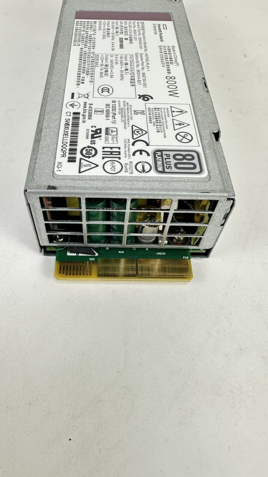 Lot of 10 x HPE 800W Platinum Power Supply 100V-240V AC PSU Gen10 866730-001 10x