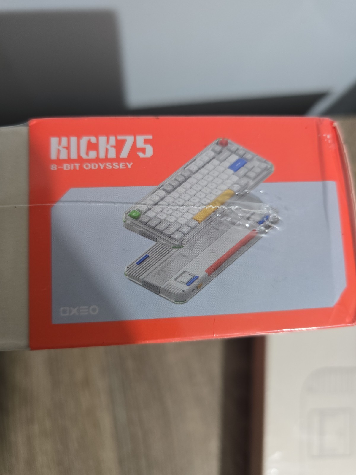 NuPhy Kick75 Low Profile Set Keyboard Brown Nano Switch + Wrist Rest +upper Cove