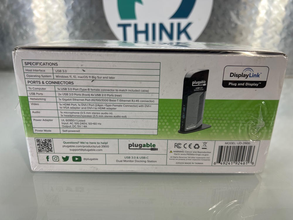 PLUGABLE UD-3900