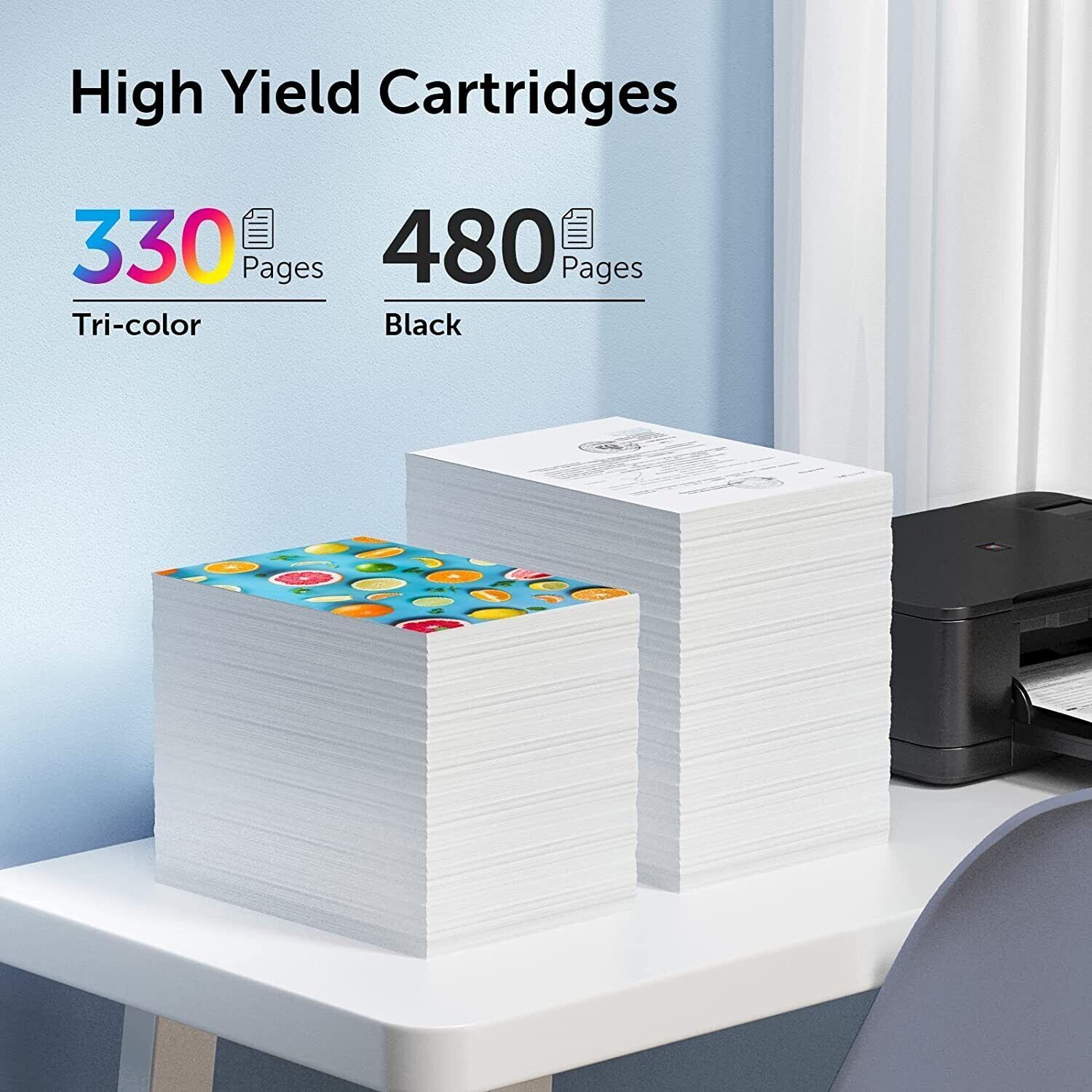 Ink Cartridge for HP 65XL 65 XL DeskJet 2600 2622 2652 3721 3752 ENVY 5052 5055