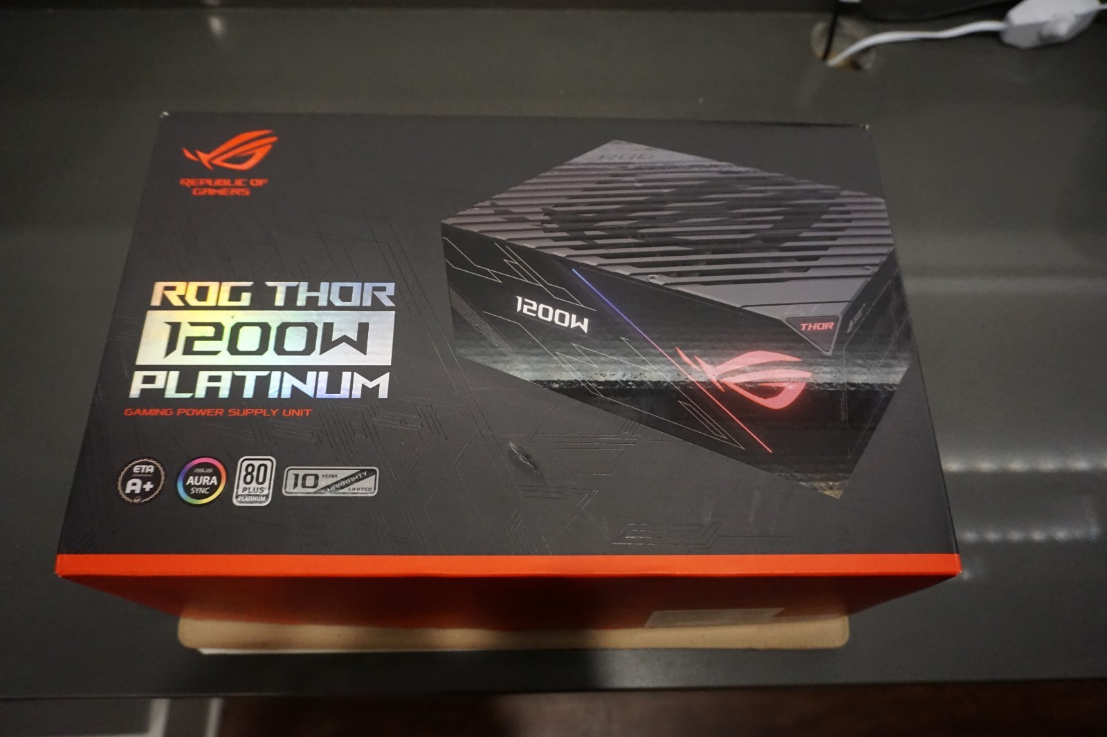 ASUS ROG Thor 1200W Platinum ATX Modular Power Supply RGB 80 PLUS