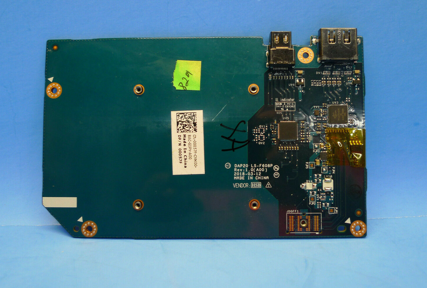Dell Precision 7730 Video Card Intel UHD Graphics 630 DAP20 LS-F608P 0057F