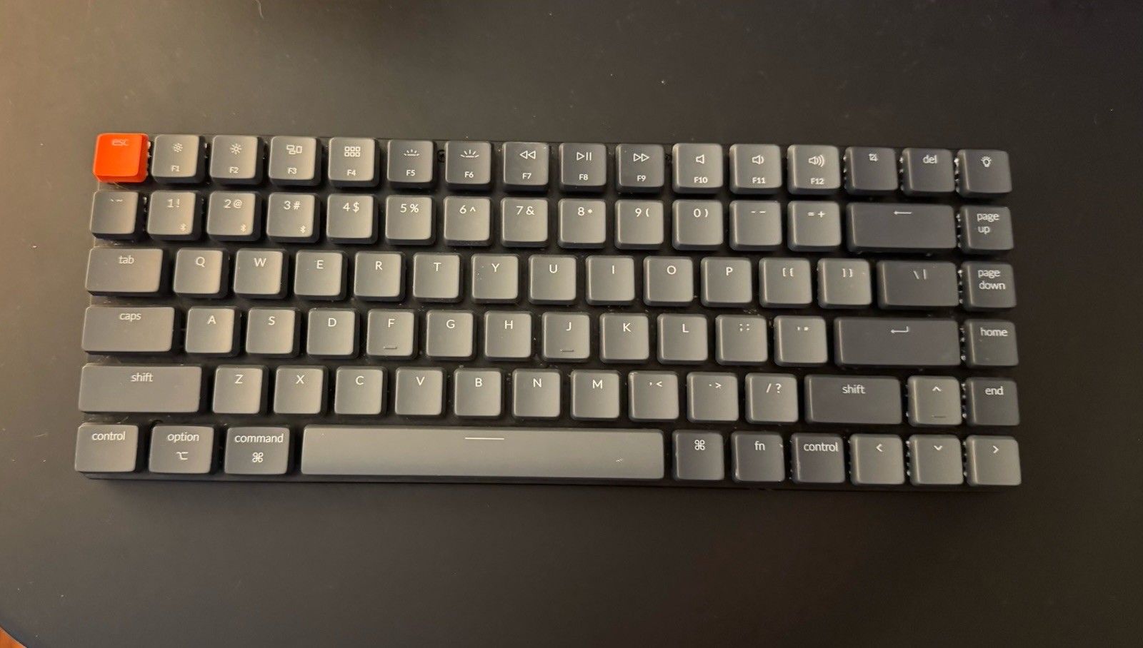 Keychron K2 K2-A3 Wired Mechanical Illuminated QWERTY English Gray Aluminum