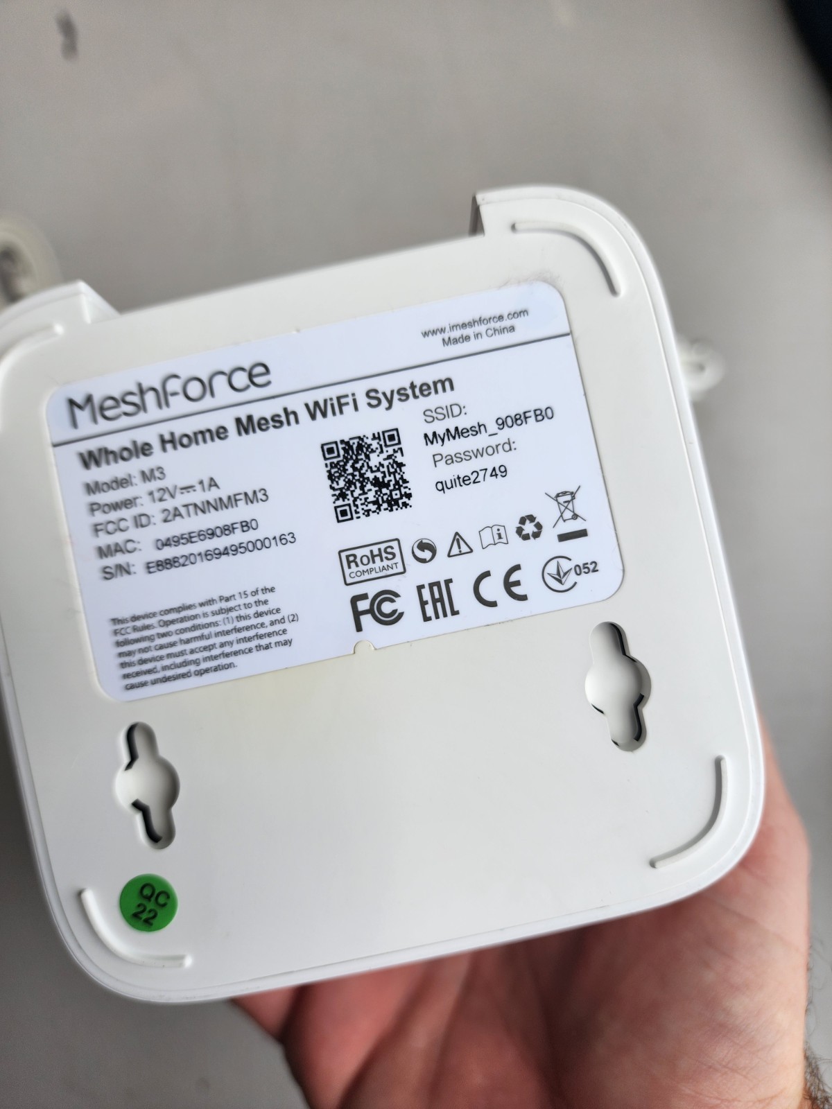 MeshForce M3 Whole Home Mesh WiFi System + 2 M3 Dot Extenders – Dual Band AC1200
