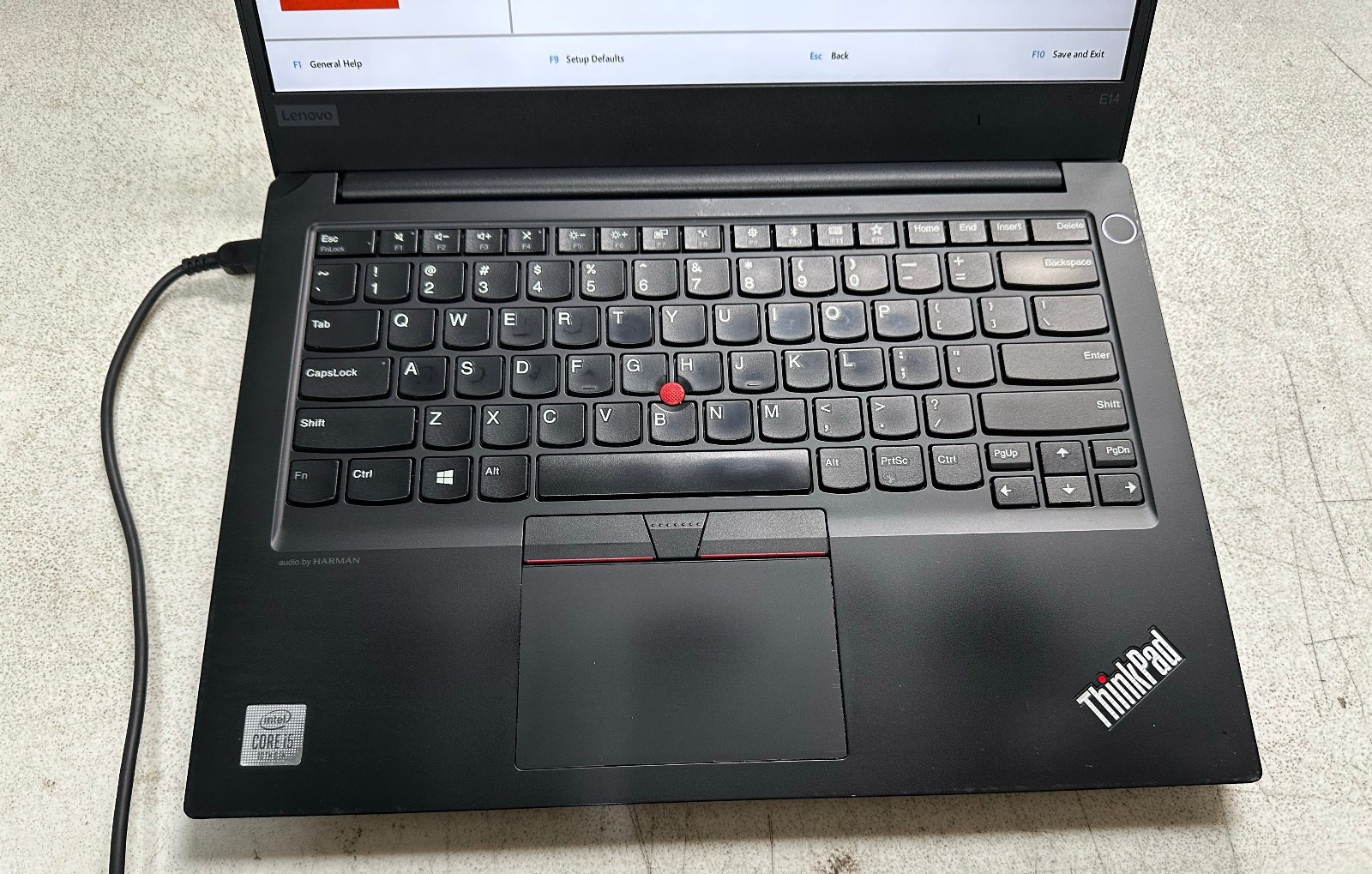 Lenovo ThinkPad E14 (i5-10210U @ 1.60, 8GB RAM, Boot to Bio) NO HD/ADAPTER