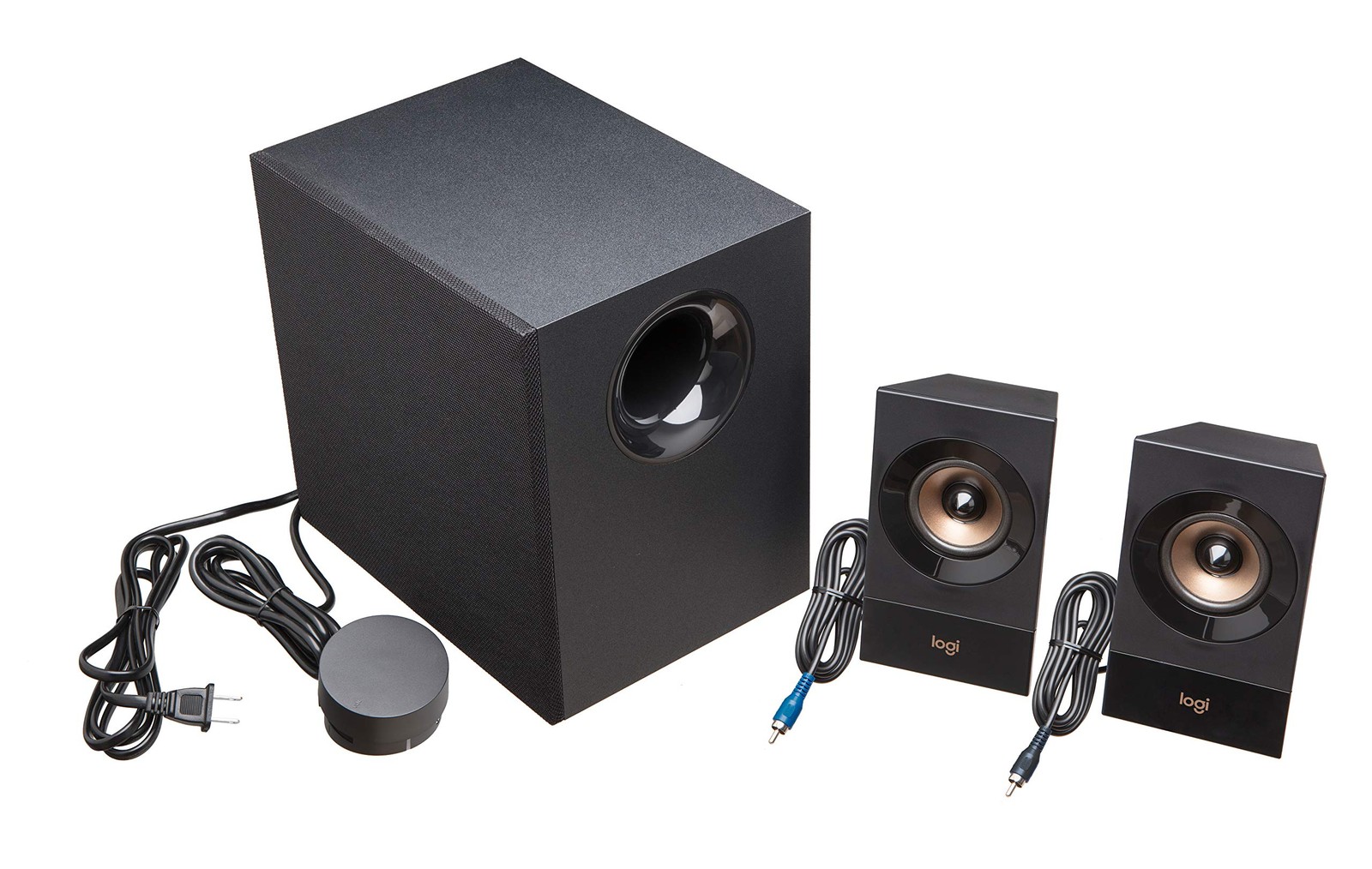 Logitech – Z533 Multimedia Speakers (3-Piece) – Black – 980-001053