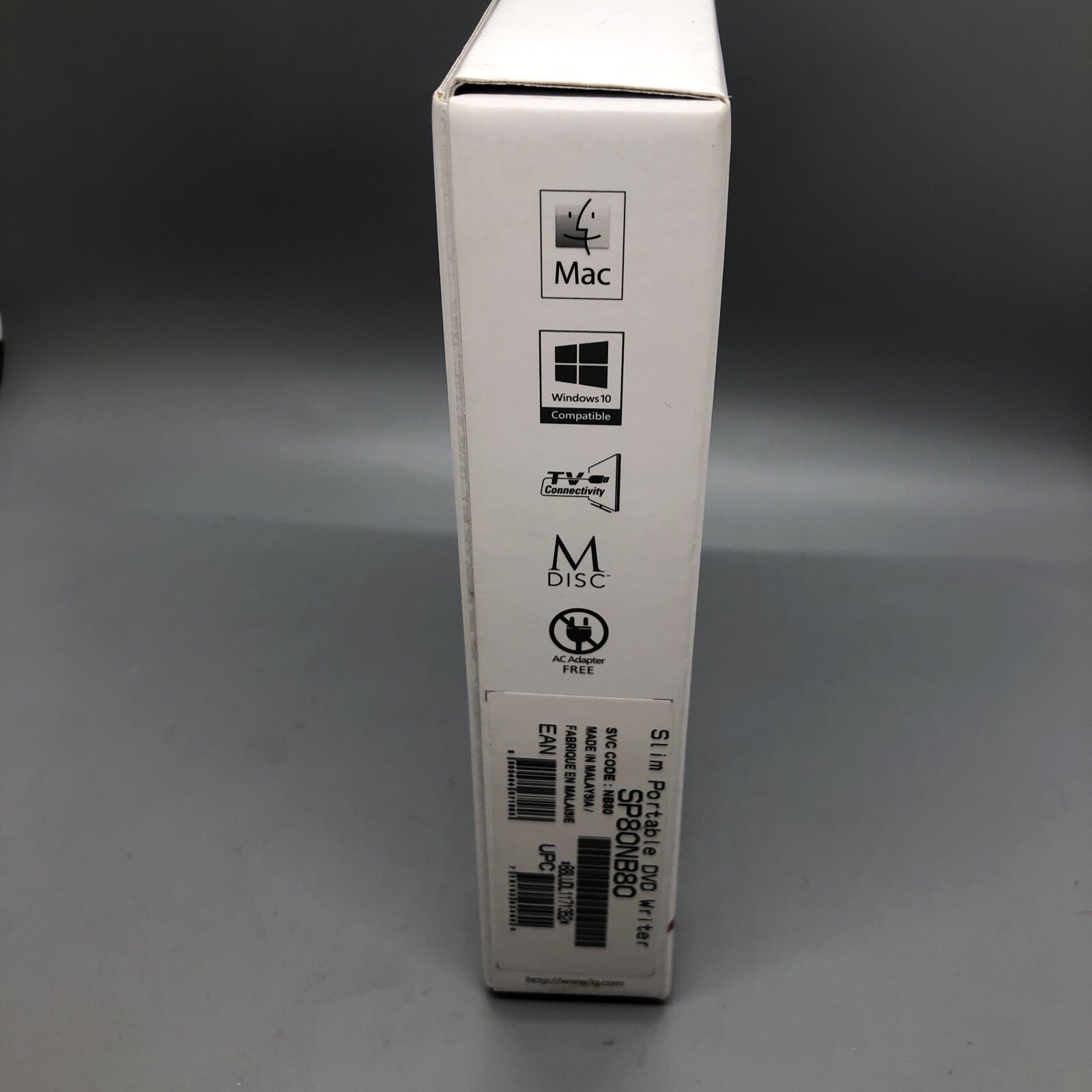 LG Ultra Slim Portable DVD SP80NB80 Writer Mac/Windows Compatible – New In Box
