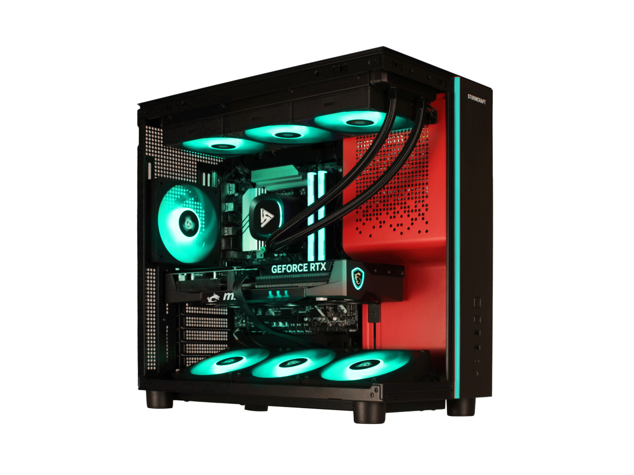 STORMCRAFT Gaming PC PHANTOM INTEL Core Ultra 7 265F NVIDIA RTX 5080 – AI Powere