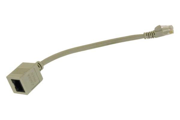8″ CrossOver RJ45 Male to Female Cable Adapter