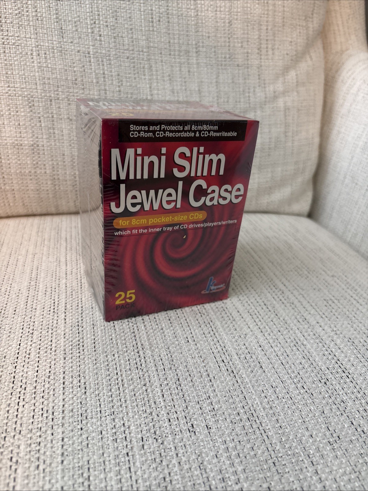 KHypermedia Slim Jewel Cases for 8-cm Mini CDs (25-Pack) Vintage New