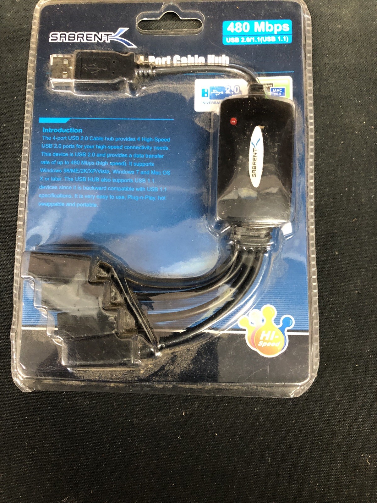 SARBENT 4 Port USB C Hub with PD 2.0 – USB-C to 4x A – USB 1-1 Hub