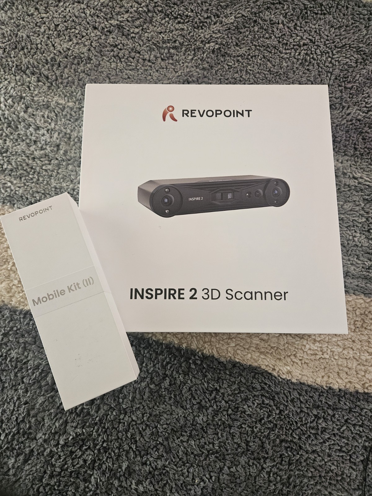 Revopoint INSPIRE 2 3D Scanner, Premium Edition w/ Mobile KIt – Open Box