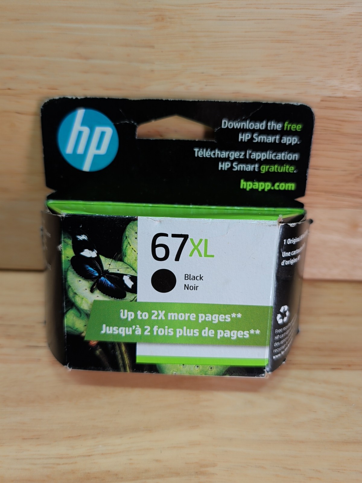 HP 67XL Black Ink Cartridge | Original Genuine HP | Exp Apr 2027
