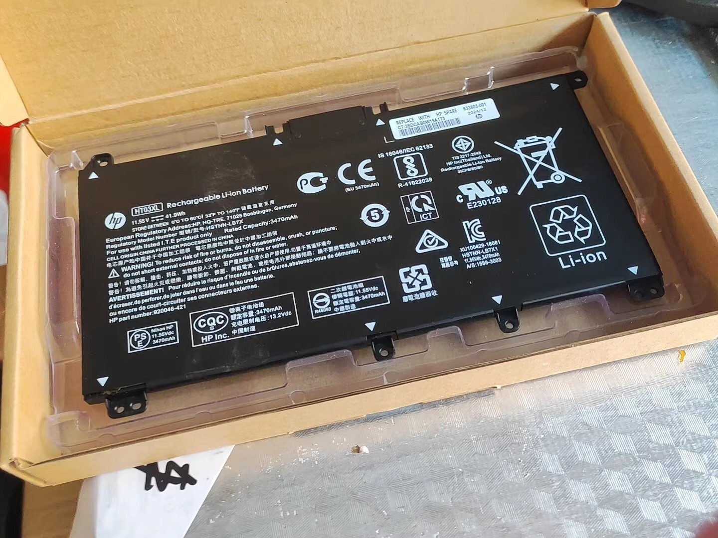 Genuine OEM 41.9Wh HP HT03XL Battery Pavilion L11421-2C2 L11119-855 15-CS 15-DA