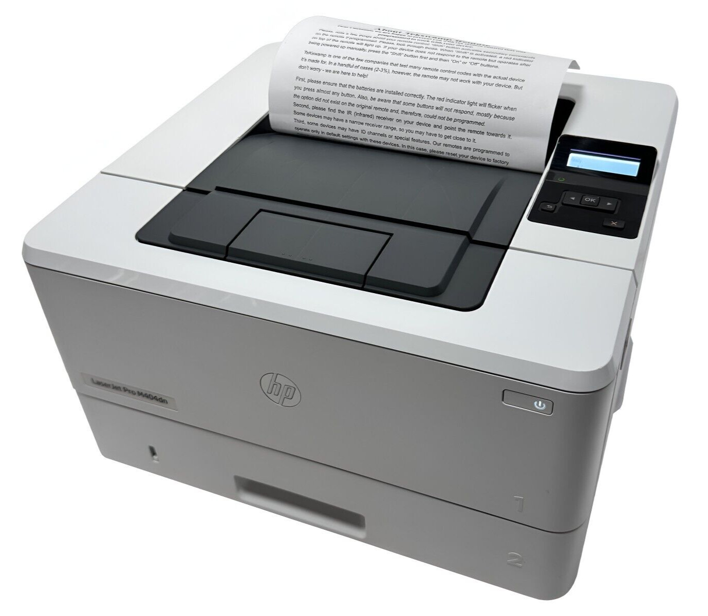 TESTED HP LaserJet Pro M404dn Duplex Network Workgroup Laser Printer with Toner
