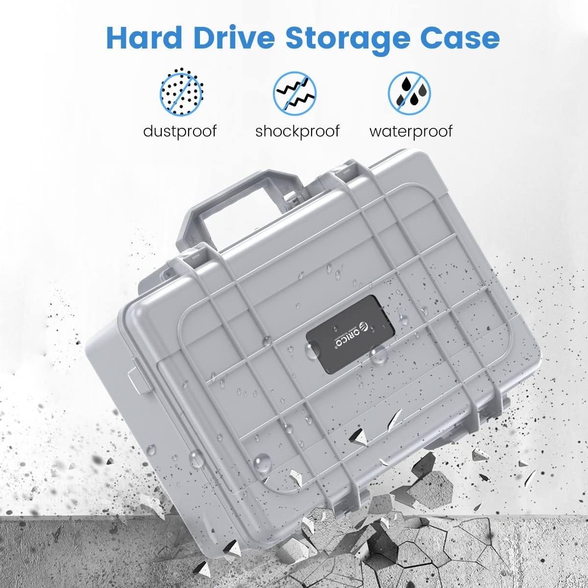 Portable 3.5″ Hard Drive Suitcase – Anti-Static Protection