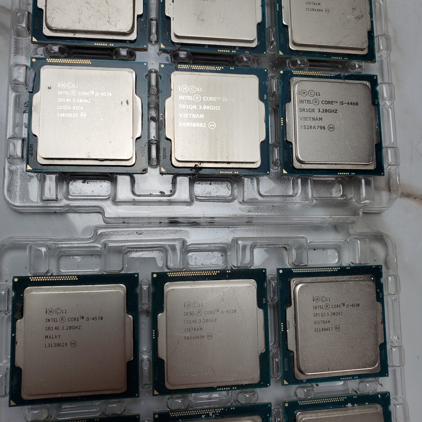 (Lot of 118) Intel 4th Gen Core i3 i5 i7 Desktop CPUs – Mixed Processor Lot READ