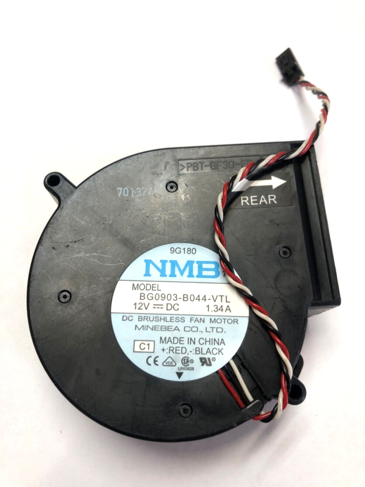 NMB BG0903-B044-VTL, 12V-DC, 1.34 A, DC Brushless Fan Motor