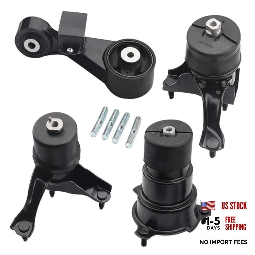 Engine Motor and Transmission Mount Kit Compatible with 2012-2017 Camry 2.5L