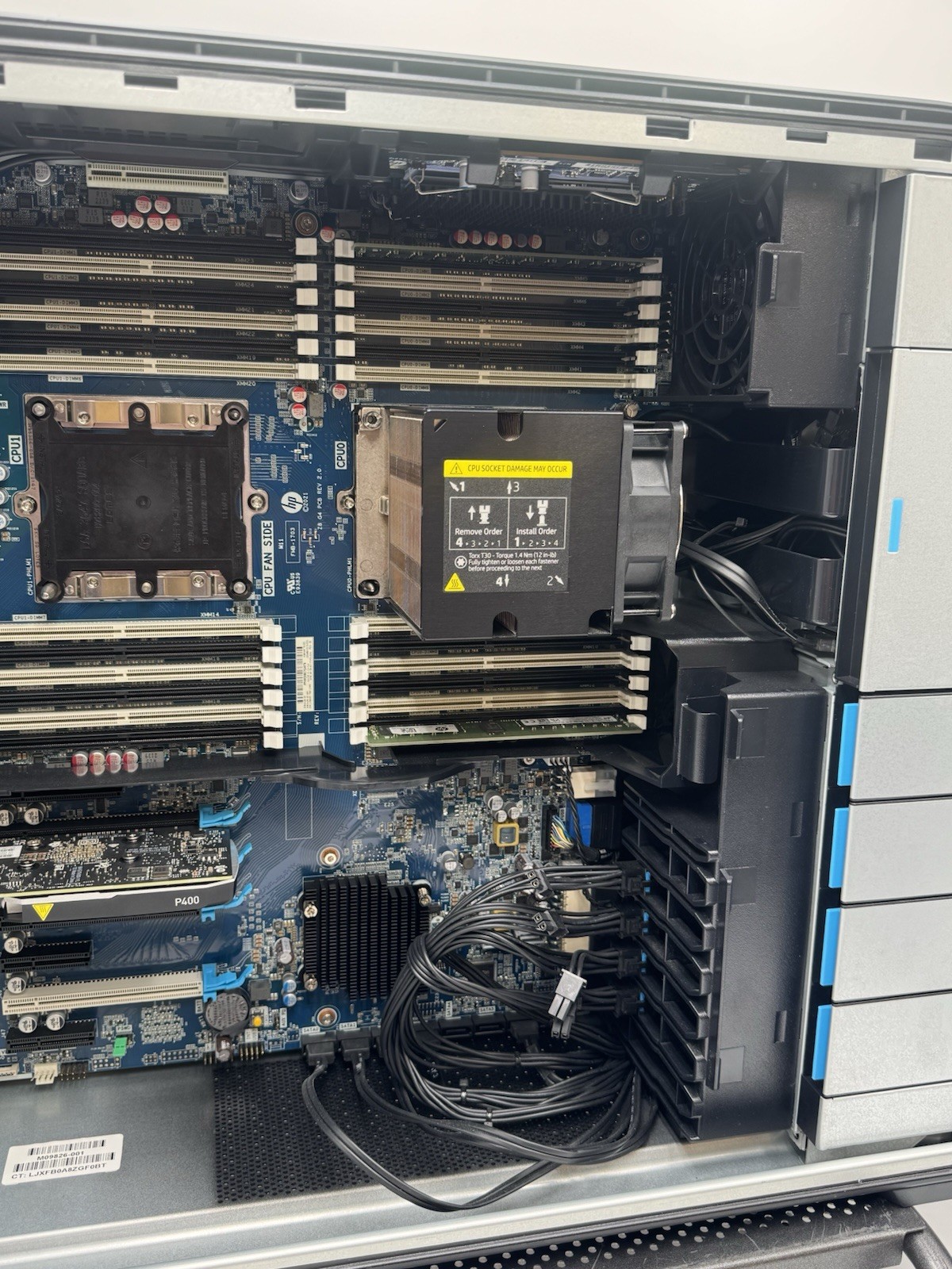 HP Z8 G4 Workstation Xeon(R) Silver 4214 @2.20GHz 32GB RAM NO HDD,OS GPU N P400