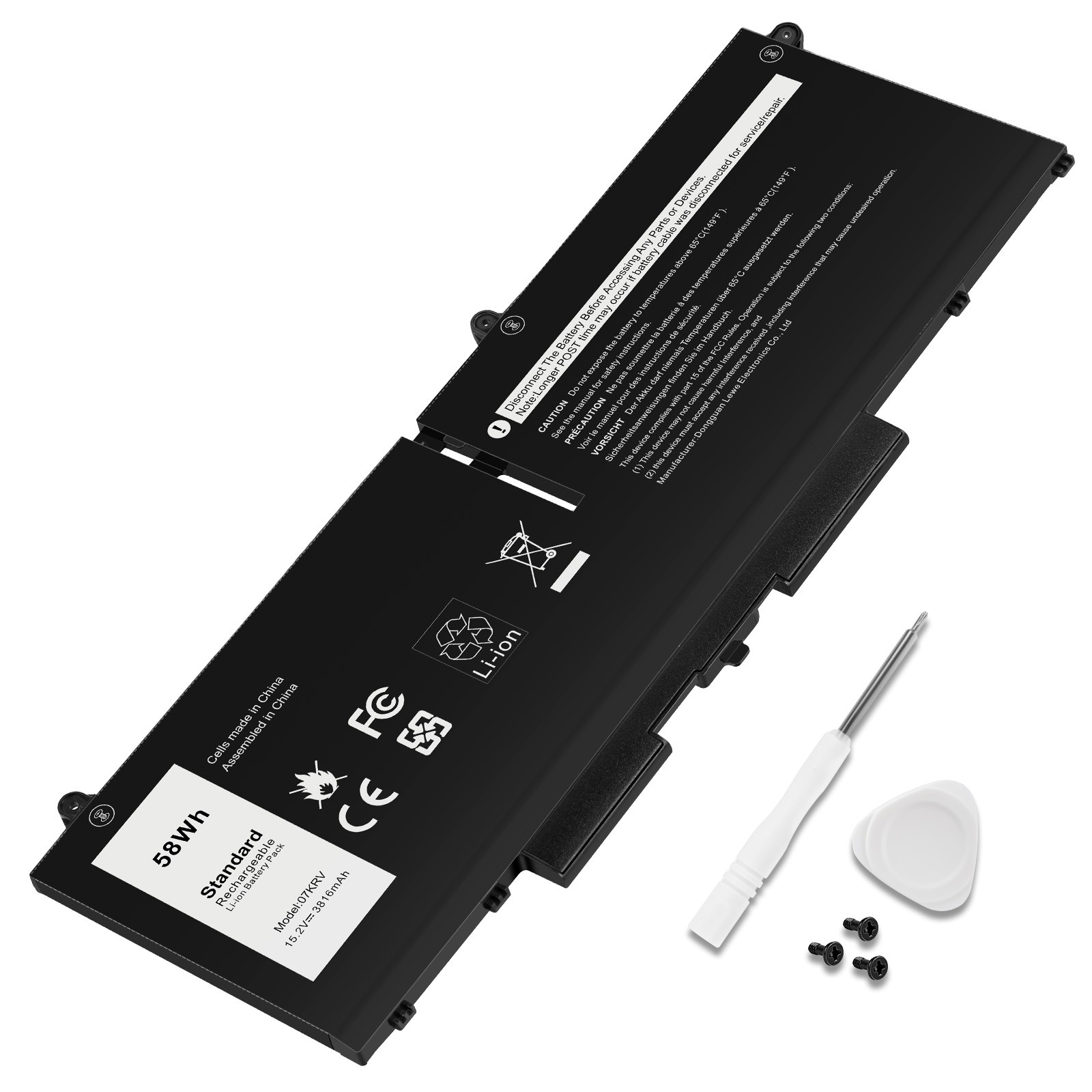 ✅FK0VR/07KRV Battery for Dell Latitude 5330 5430 5530 7430 Precision 3570 H4PVC