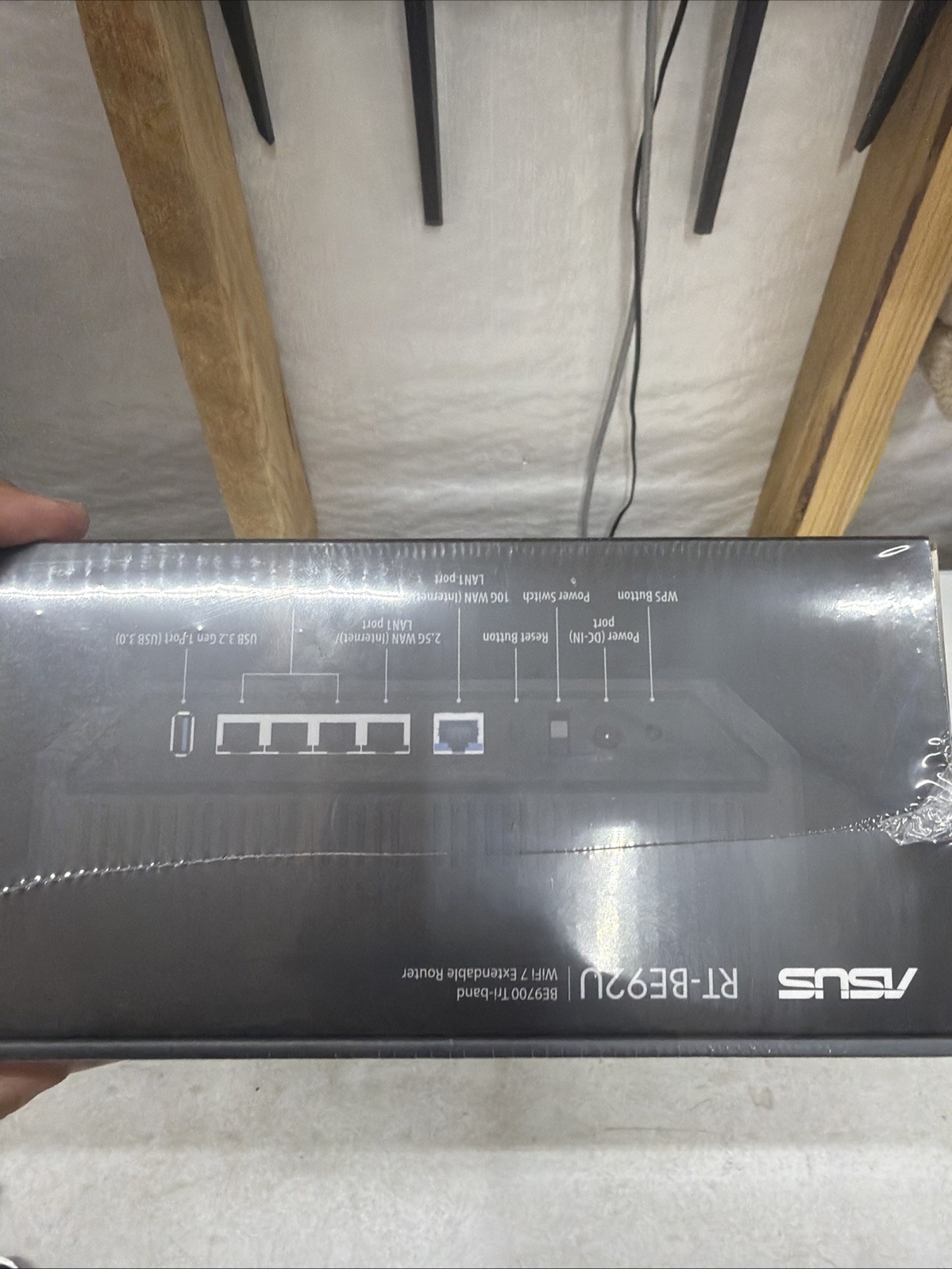 ASUS RT-BE9700 Tri-Band WiFi 7 (802.11be) Router, with 320 MHz bandwidth
