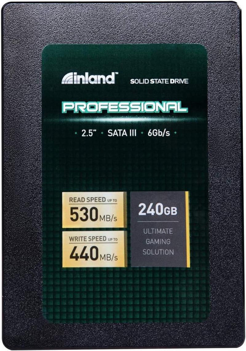 Professional 240GB SSD 3D NAND SATA III 6Gb/S 2.5″ 7Mm Internal Solid State Driv