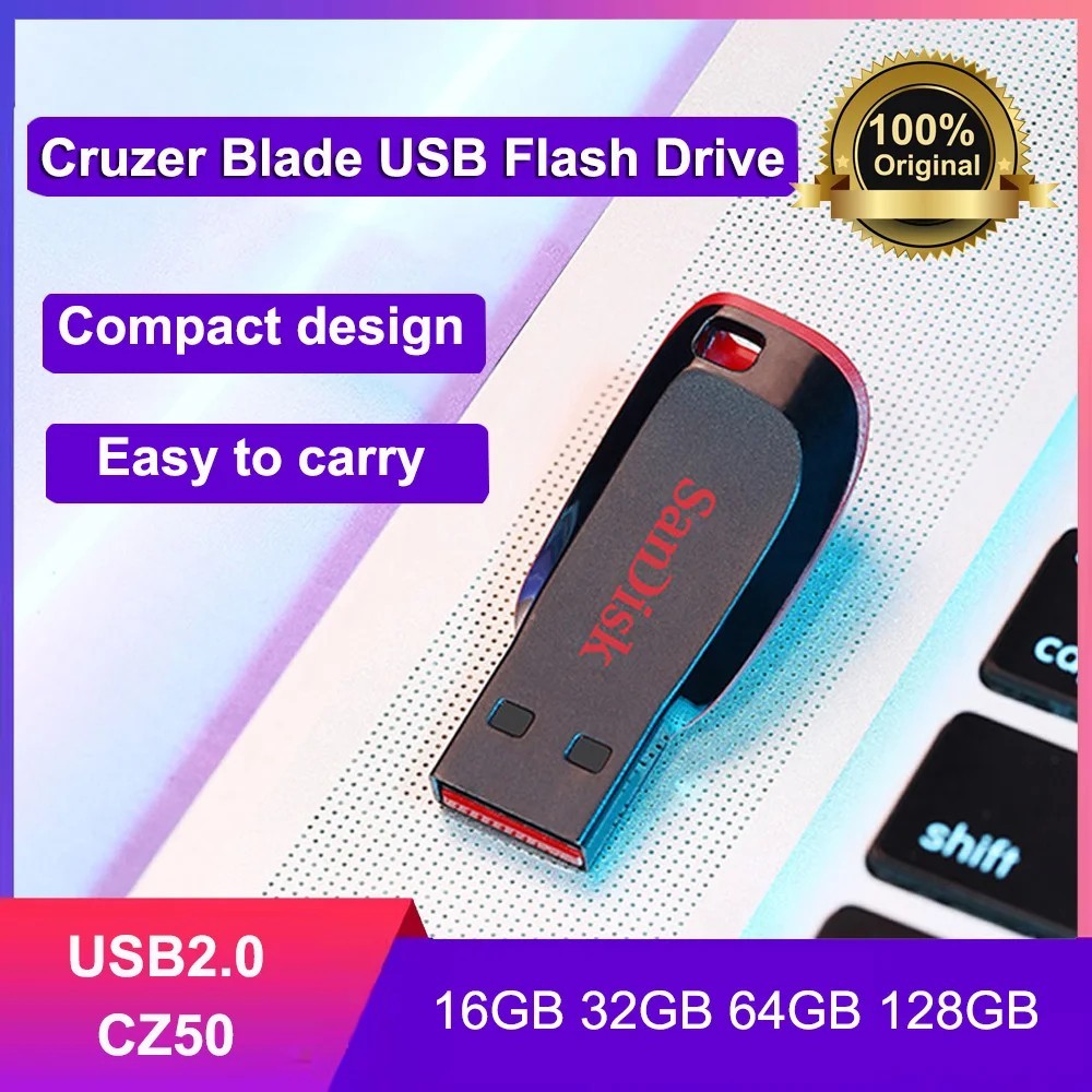 Sandisk 64GB Cruzer Blade Flash Drive Memory Stick USB Drive