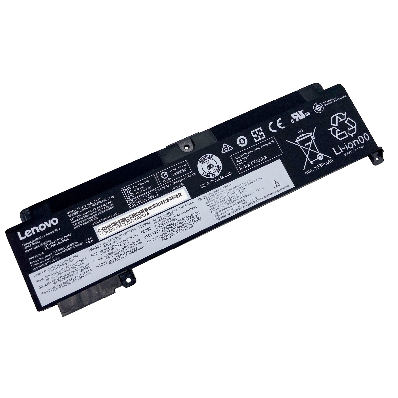 OEM New Internal Battery 00HW024 For Lenovo ThinkPad T460s T470s 01AV405 01AV406