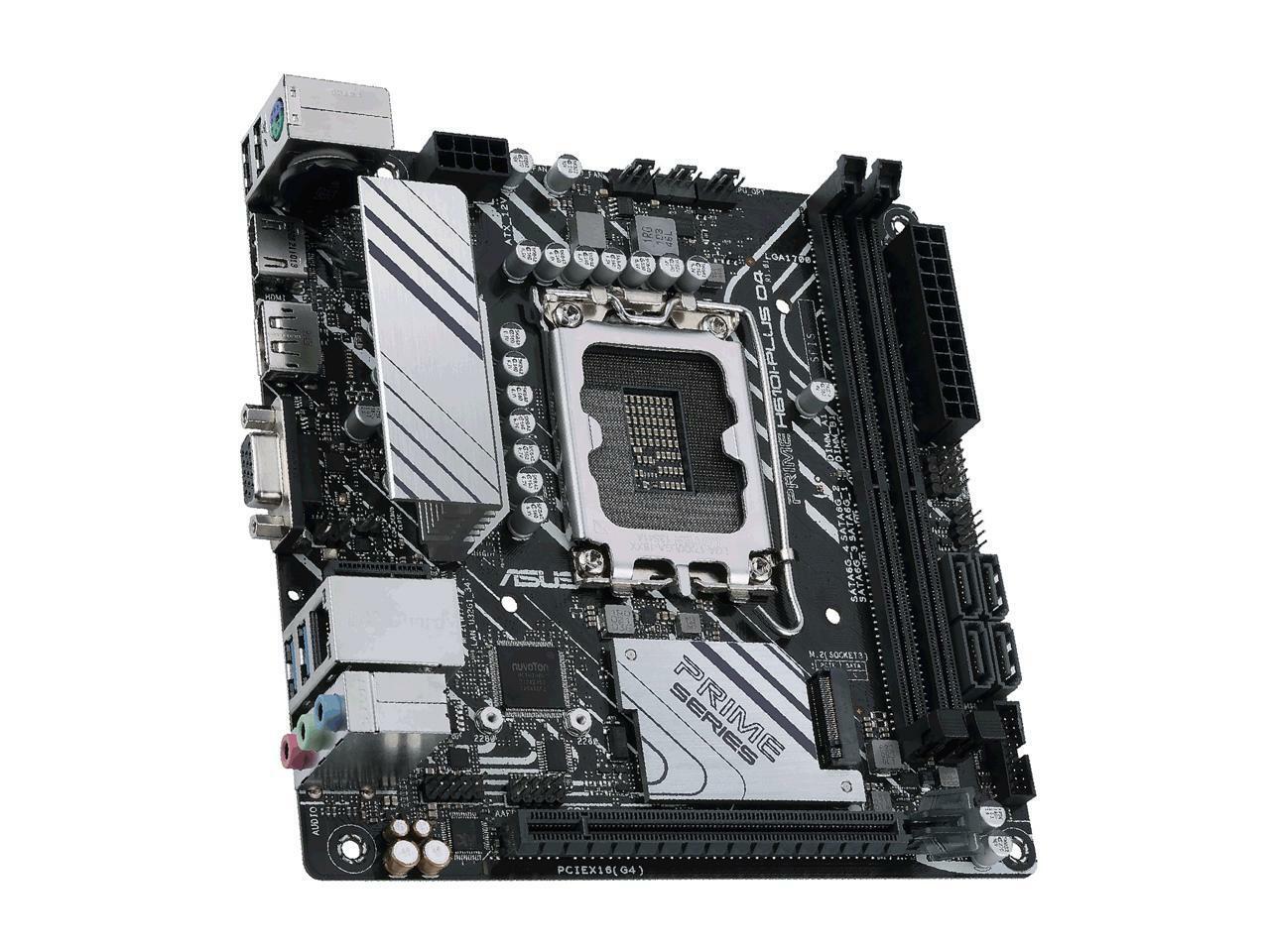 ASUS PRIME H610I-PLUS D4-CSM LGA 1700 Intel H610 SATA 6Gb/s Mini ITX Intel Mothe