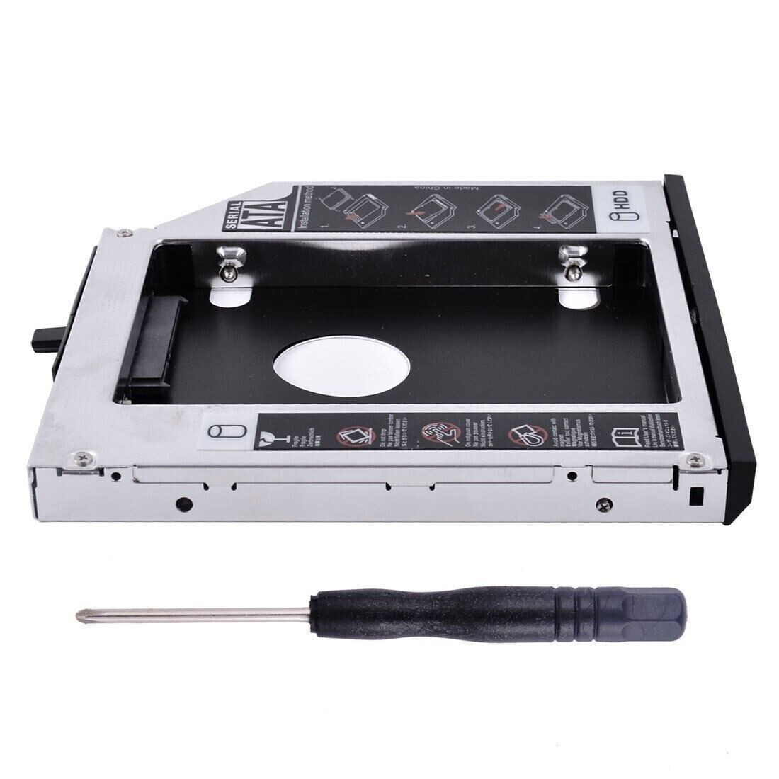 12.7mm 2nd HDD SSD Hard Drive Caddy Tray For Lenovo ThinkPad T520 T430 T420 T530