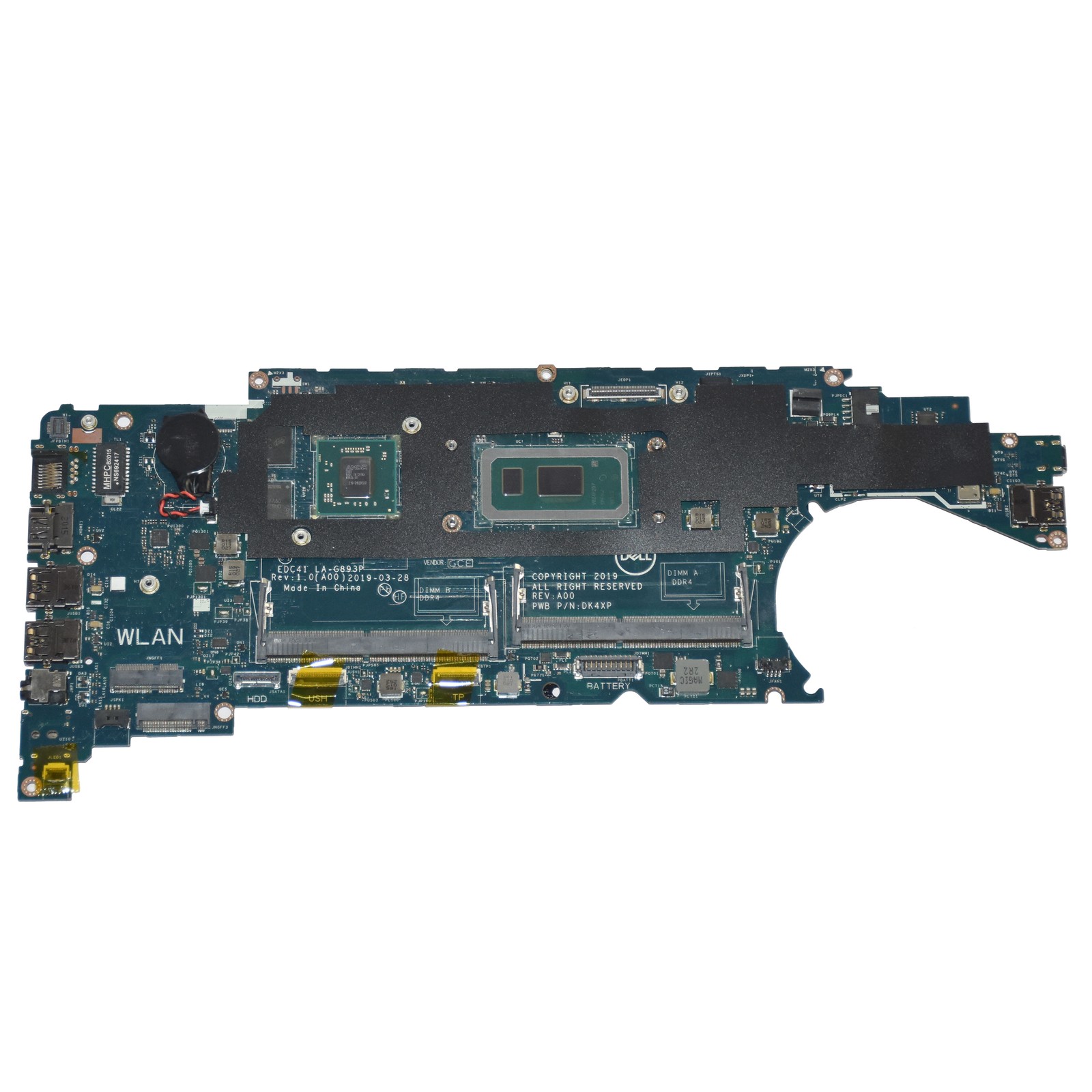 Dell Latitude 5400 Motherboard i7-8665U AMD Radeon 540X EDC41 LA-G893P CNJCN