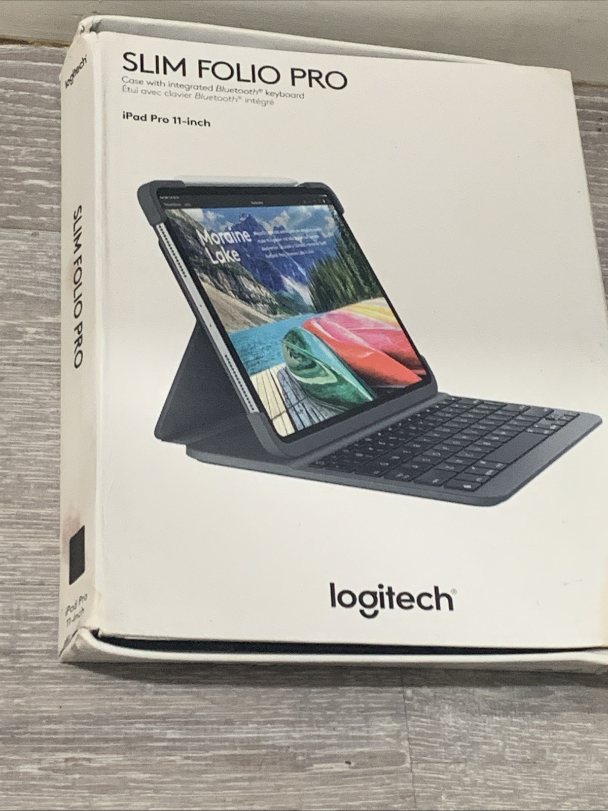 Logitech Slim Folio Pro Backlit Keyboard Case For Apple iPad Pro 11 (920-009121)