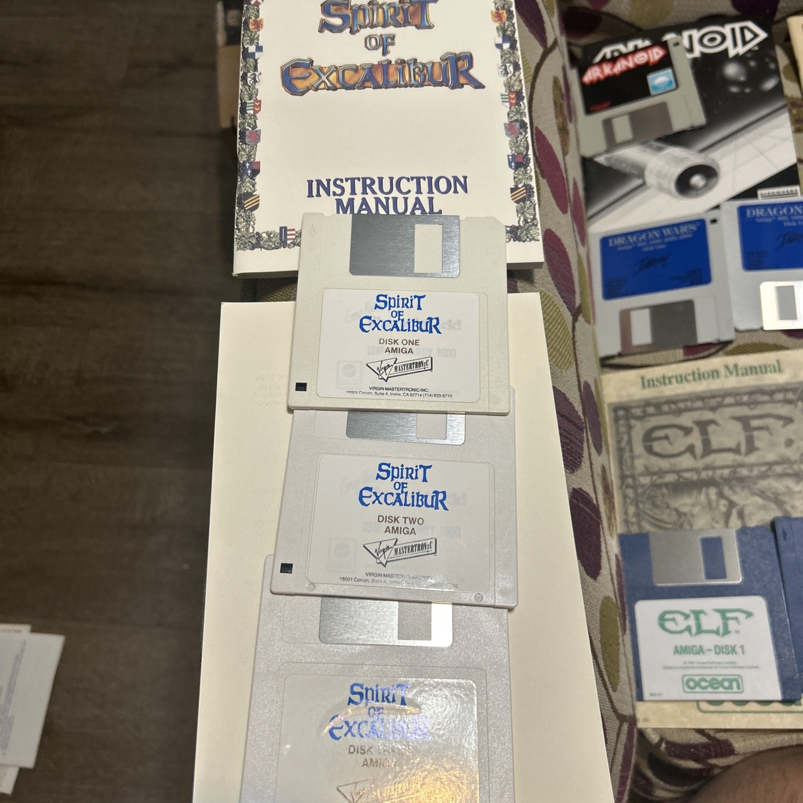 Commodore Amiga Huge Lot 21+ Great Games Floppy Disks Original Vintage Diskettes