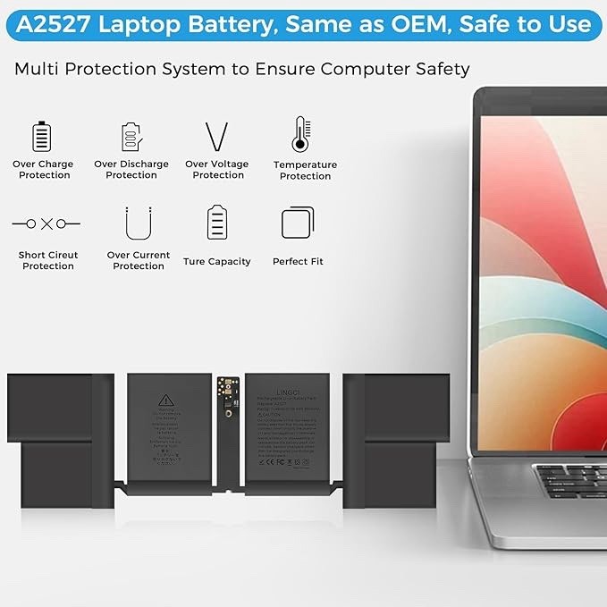 A2527 New Replacement Battery For MacBook Pro 16” A2485 (2021)