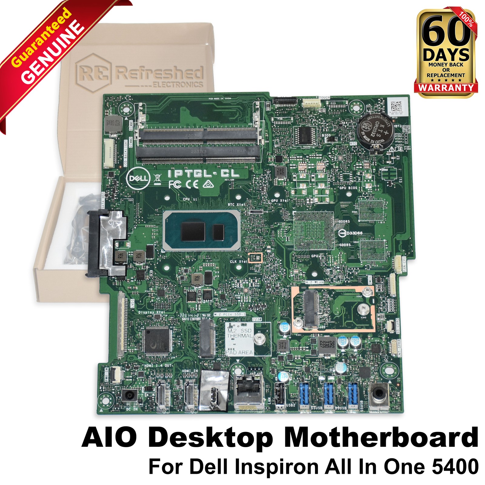Dell Inspiron 24 5400 27 7700 AIO Motherboard i3-1115G4 Dual-Core IPTGL-CL JYFK4