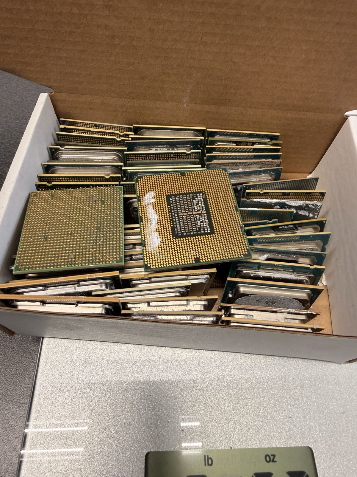 Mixed CPU Computer Processor Lot Bulk Scrap/Parts As Pictured 2 lb 15.2 oz