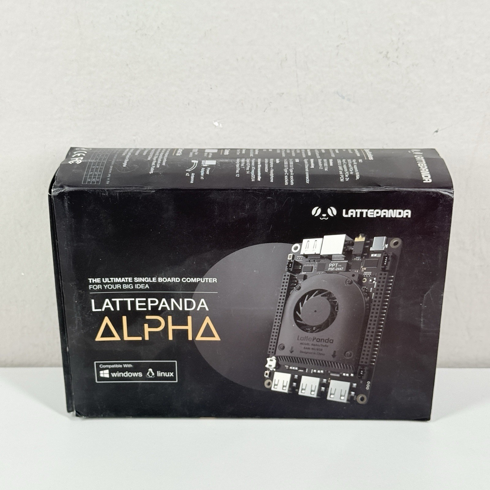LattePanda Alpha Intel Core m3-8100Y 8GB SBC Windows/Linux Complete Open Box