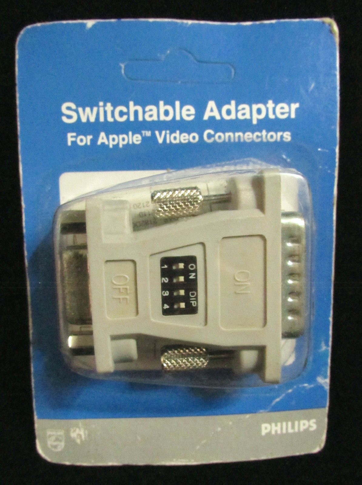 NEW PHILIPS SWITCHABLE ADAPTER for Apple Video Connectors Model 9AVMAC-074I