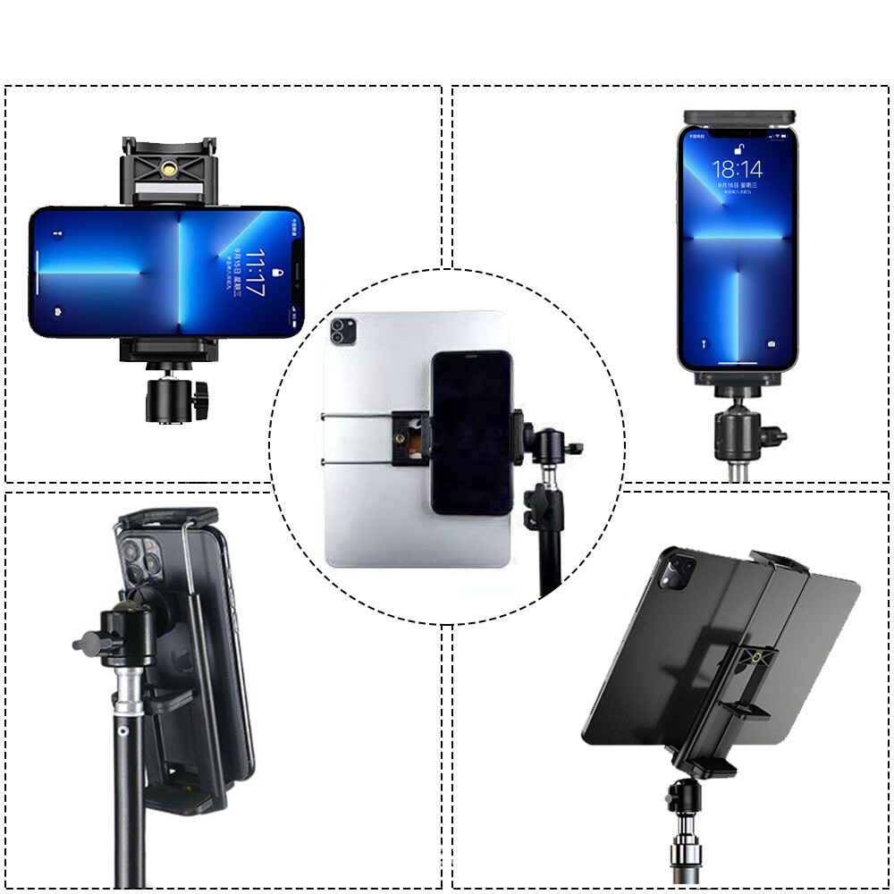 66.9″ Tablet Floor Stand Tripod Holder Bracket Adjustable Phone For 7″ -11″ ipad