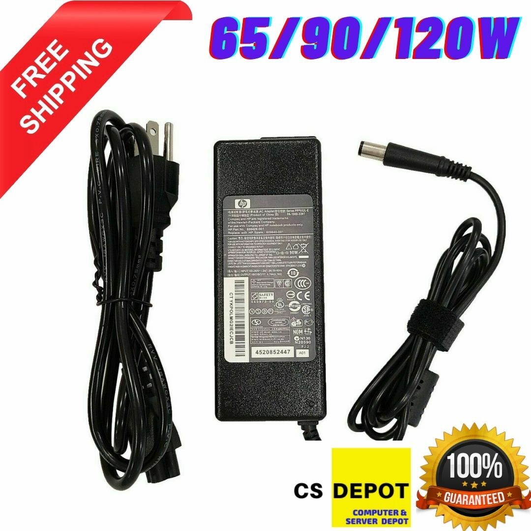 Genuine HP EliteDesk 705 800 G1 G2 G3 AC Adapter Power Supply 65W 90W 120W