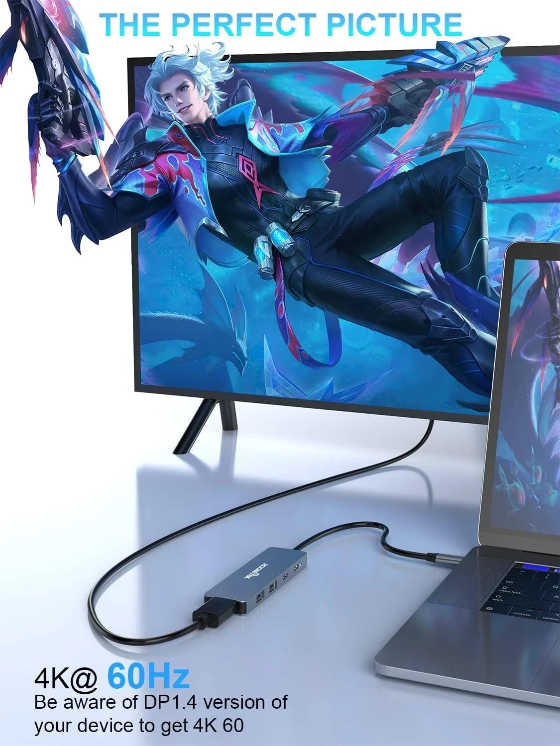 Surface Pro 9 Dock with 4K@60Hz HDMI Thunerbolt 4(8K@30Hz Video+40G Data