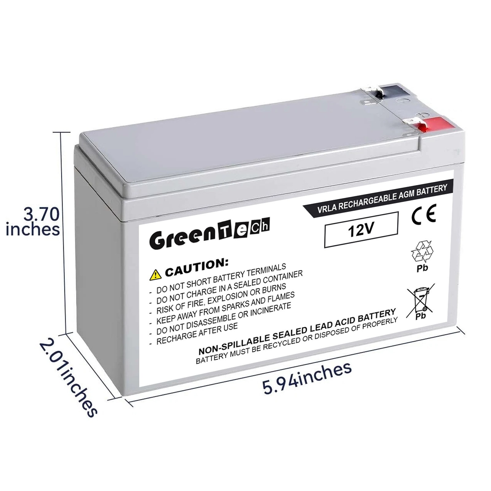 GREENTECH COMPATIBLE APCRBC154 SLA BATTERY FOR BACK-UPS BE600M1, BE670M1, RBC154