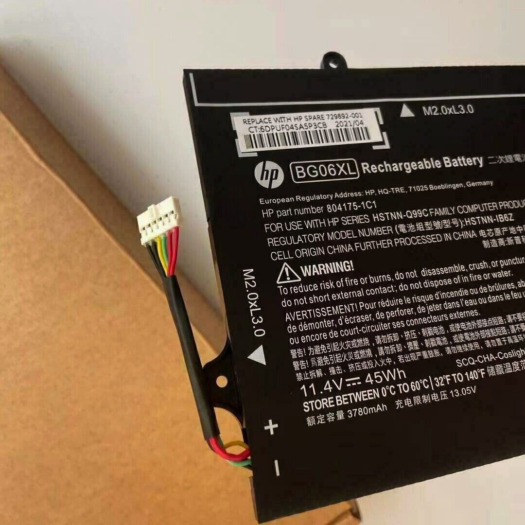 NEW OEM 45Wh BG06XL Battery For HP EliteBook 1040 G3 Series BG06045XL 804175-181