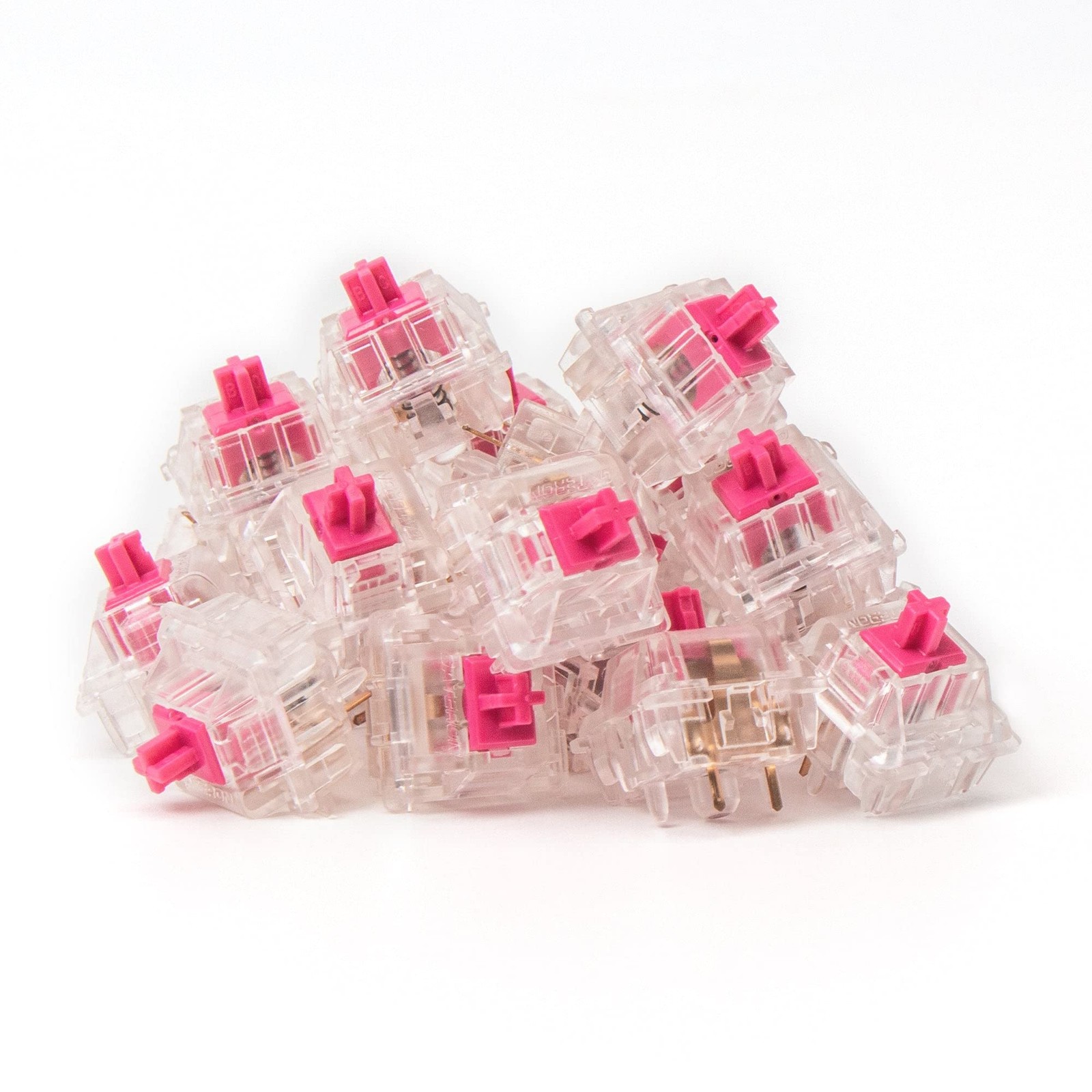 35 PCS 60gf Aliaz Silent Pink Tactile RGB Mechanical Keyboard Switches