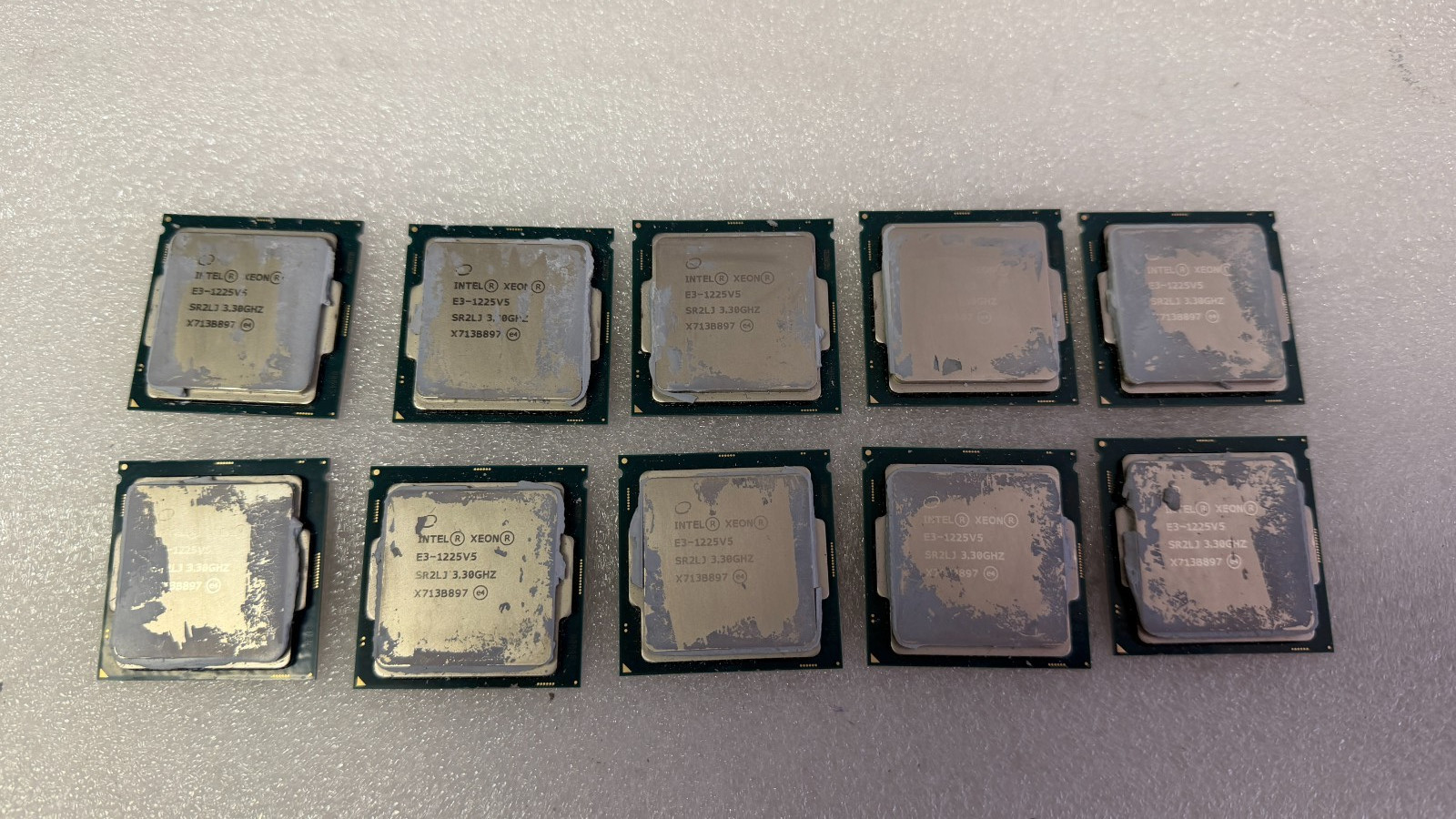 Lot of 10 Intel Xeon E3-1225v5 4-Core 3.30GHz 8MB LGA1151 Server Processor SR2LJ