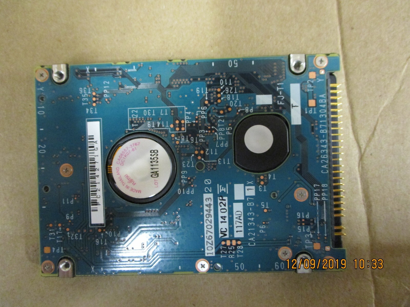 Fujitsu – MHW2040AT / CA06821- 2.5inch, 4200RPM, 40GB Mobile HDD