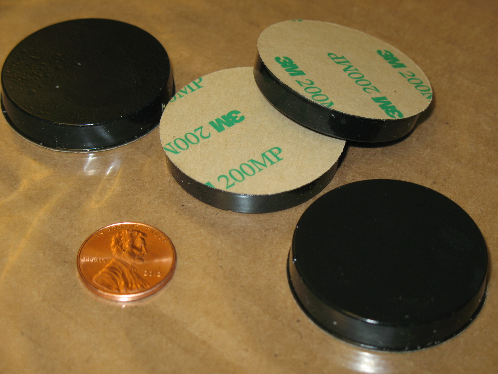 4 SORBO VIBRATION ISOLATION DISC FEET PAD 1.5×1/4in 38x6mm MOTOR AMP FIRM 70D