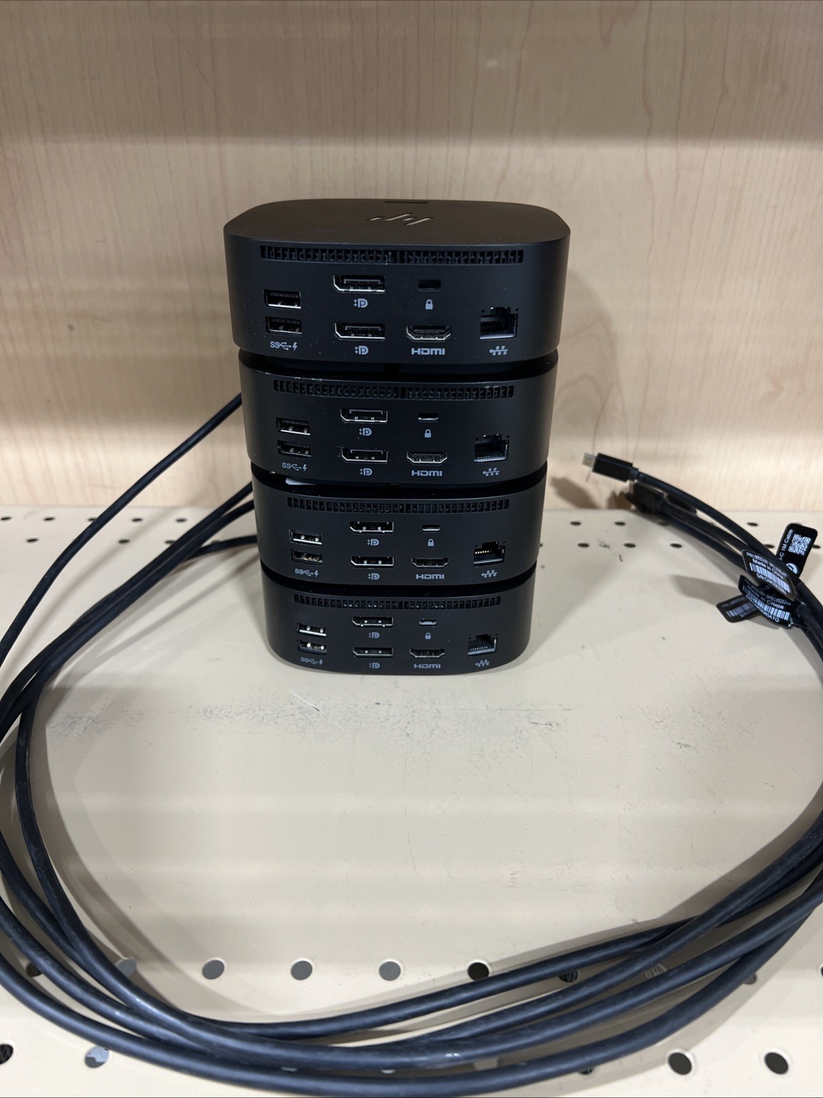 Lot Of 4 – HP USB-C Dock G5 Docking Station 5TW10UT # ABA