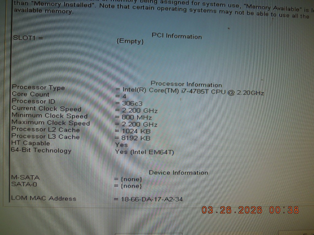 9500+ Retro Games Dell OptiPlex 9020 Computer | i7-4785T | 8GB | 256GB USB